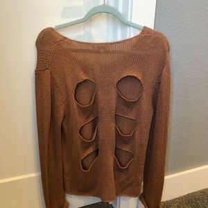 Cut out sweater